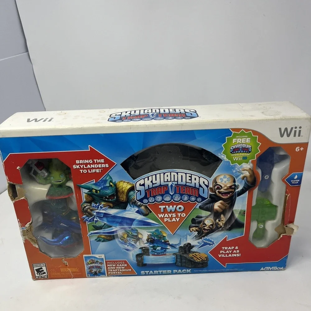 Skylanders Trap Team Starter Pack Nintendo Wii 2014 New Sealed NIB